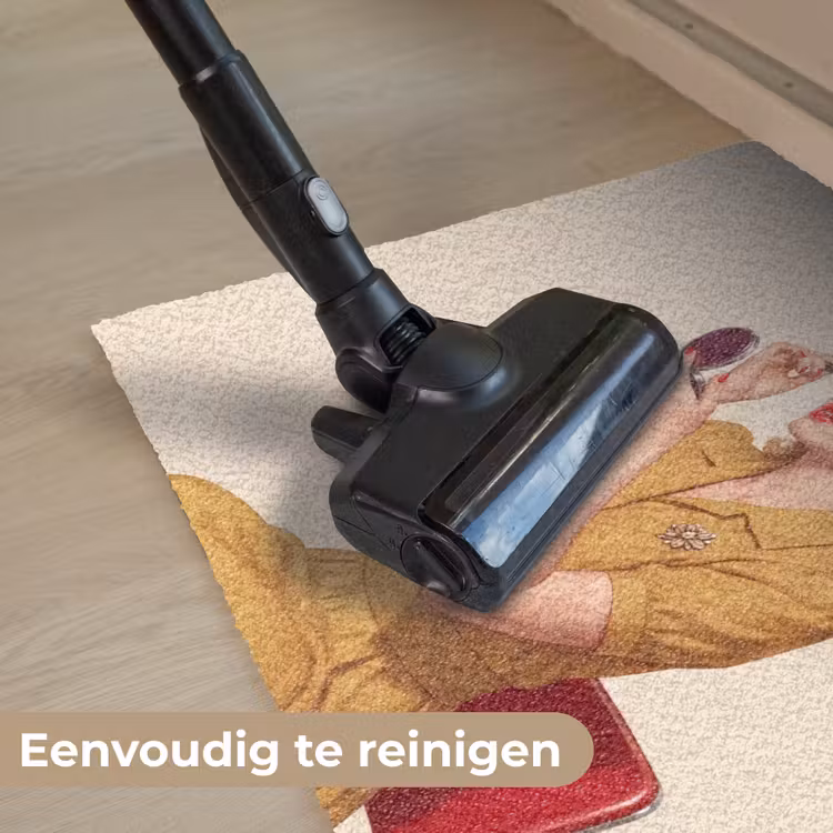 Illustratie - Mascara - Vrouw - Geel Deurmat klein -reinigen_NL