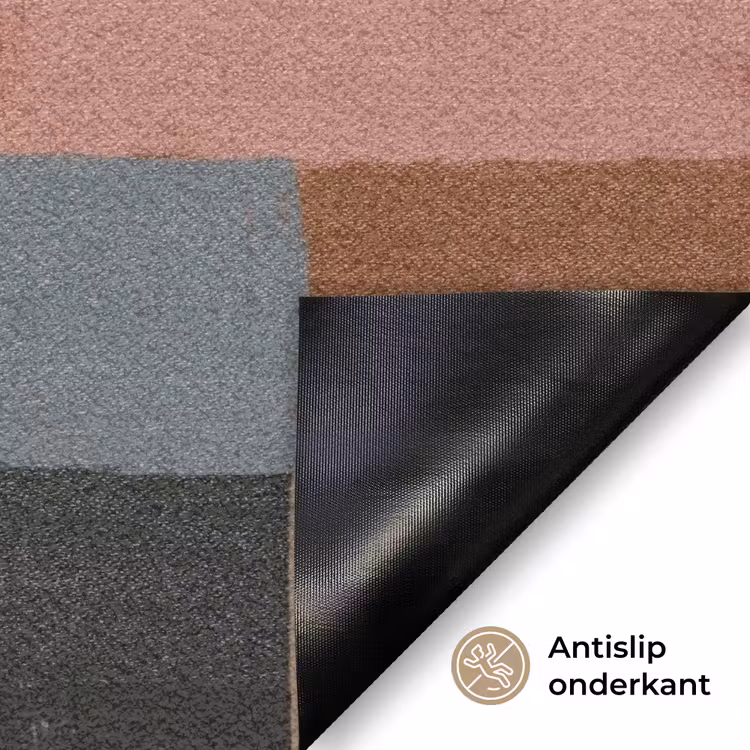 Illustratie - Vogel - Vlakken - Kleurrijk Deurmat klein -antislip_NL
