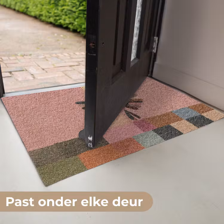 Illustratie - Vogel - Vlakken - Kleurrijk Deurmat klein -USP_NL