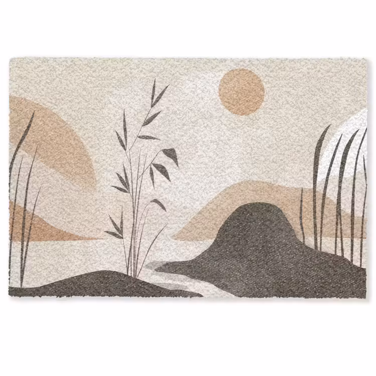 Japandi - Landschap - Beige Deurmat klein -zkaufland3d