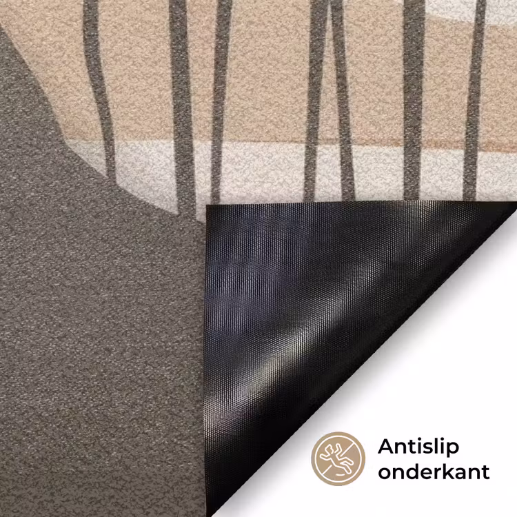 Japandi - Landschap - Beige Deurmat klein -antislip_NL