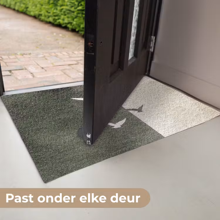 Japandi - Vogel - Groen Deurmat klein -USP_NL