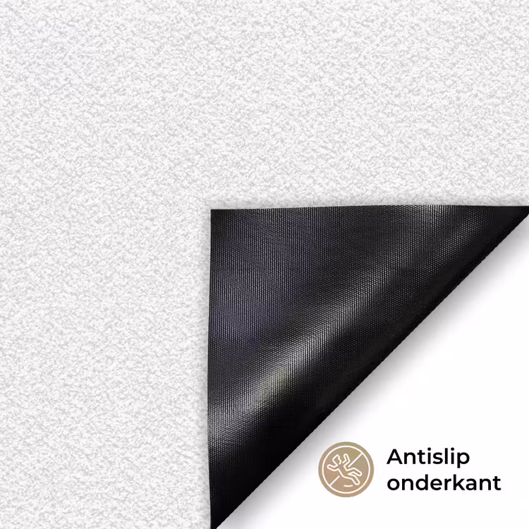 Japandi - Zwart - Abstract Deurmat klein -antislip_NL