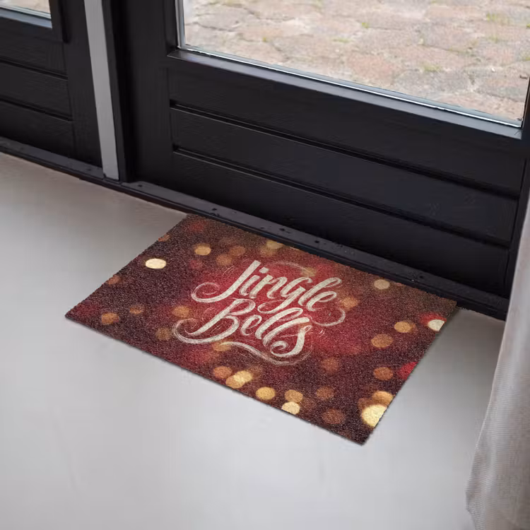 Jingle - Bells - Kerst - Rood Deurmat klein -sfeer2