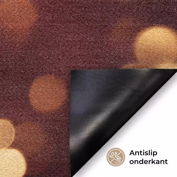 Jingle - Bells - Kerst - Rood Deurmat klein -antislip_NL