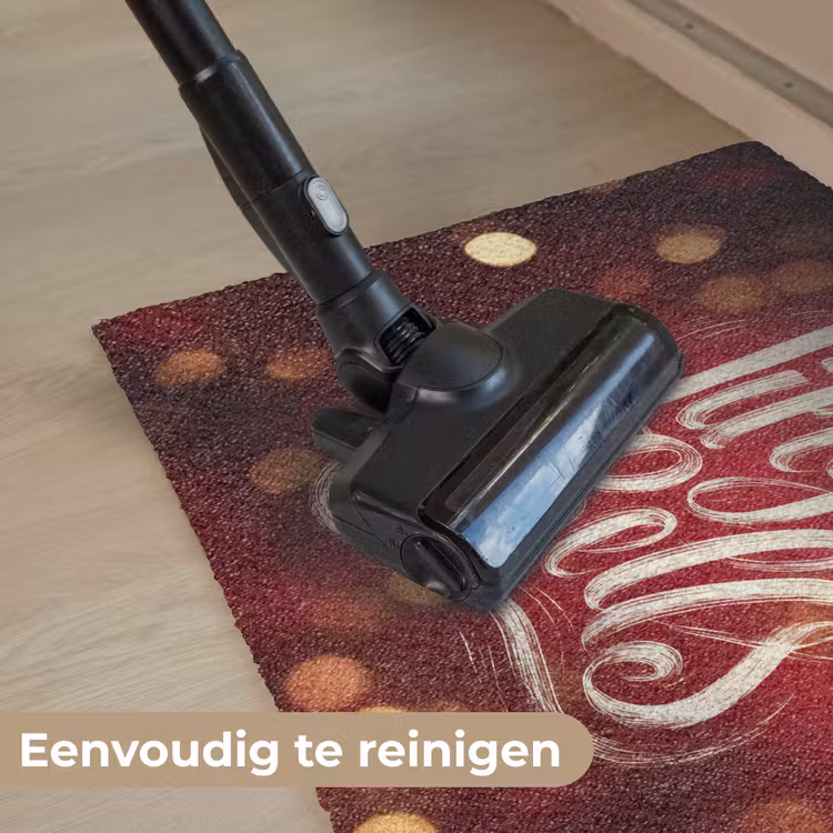 Jingle - Bells - Kerst - Rood Deurmat klein -reinigen_NL