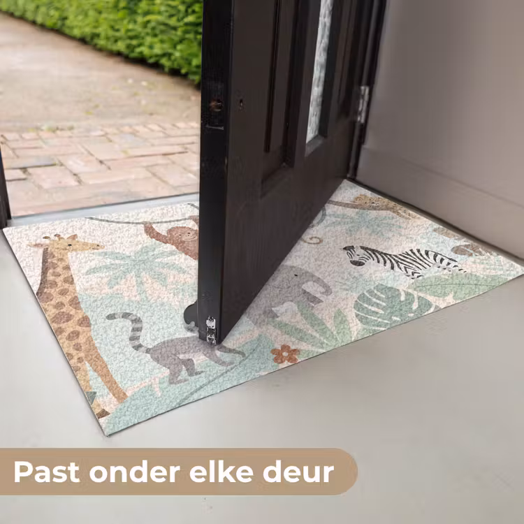 Jungle - Dieren - Groen Deurmat klein -USP_NL