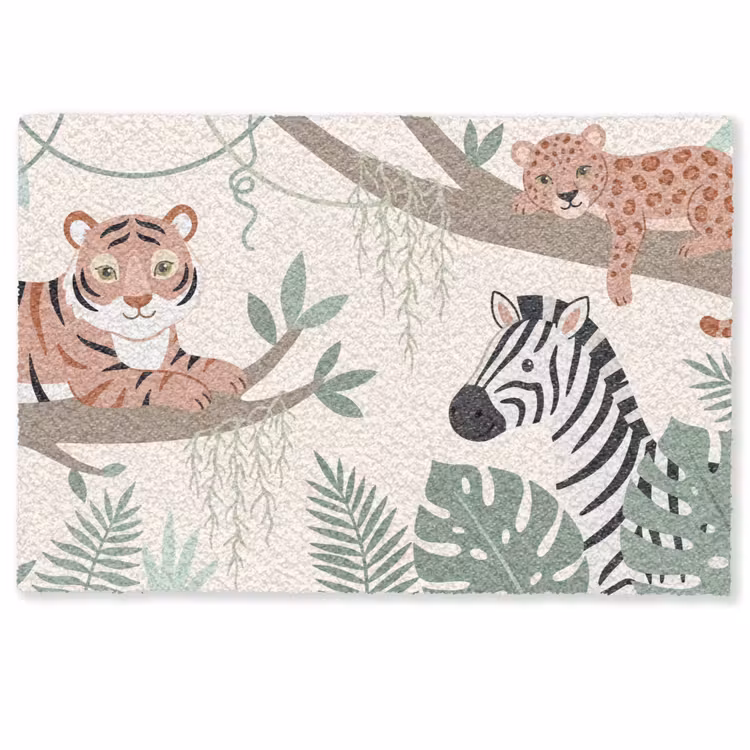 Jungle - Rustiek - Pastel Deurmat klein -zkaufland3d