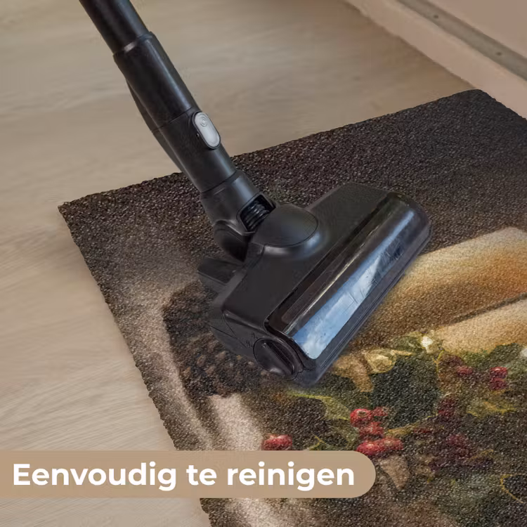 Kaarslicht - Kerst - Veelkleurig Deurmat klein -reinigen_NL