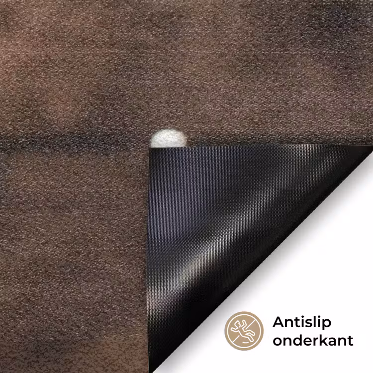 Kalf - Oormerk - Houten stal Deurmat klein -antislip_NL
