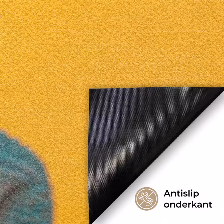 Kameleon - Kauwgom - Kleurrijk Deurmat klein -antislip_NL