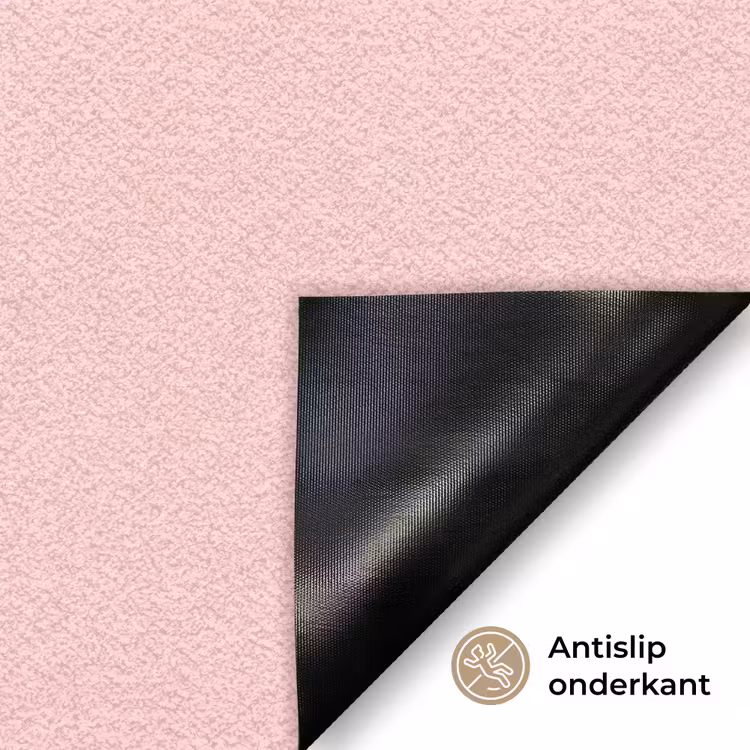 Kat - Illustratie - Minimalistisch - Roze Deurmat klein -antislip_NL