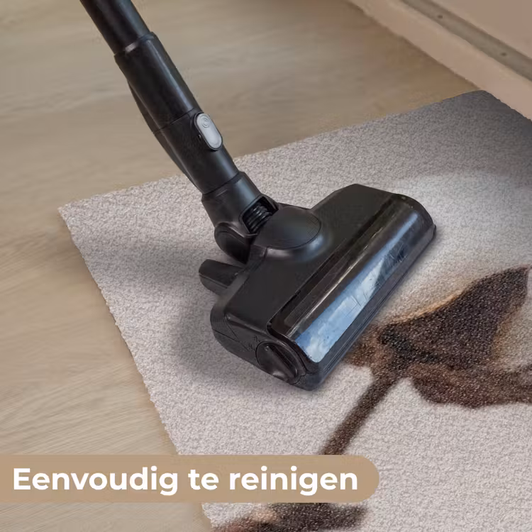 Katoenbol - Minimalistisch - Wit Deurmat klein -reinigen_NL