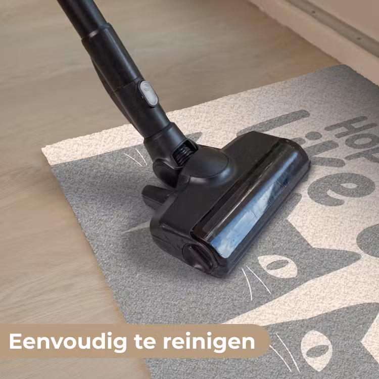 Katten - Quote - Grijs - Beige Deurmat klein -reinigen_NL