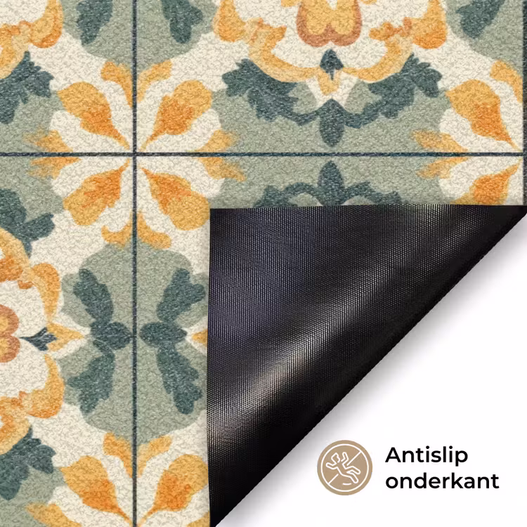 Keramiek - Verweerd - Kleurrijk Deurmat klein 898 -antislip_NL