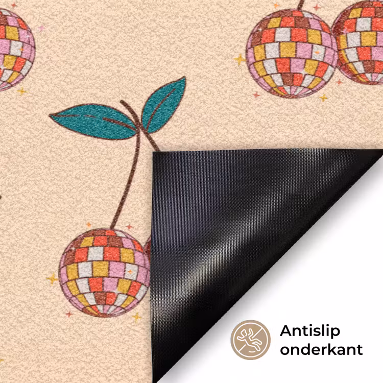Kers - Disco - Patroon Deurmat klein 898 -antislip_NL