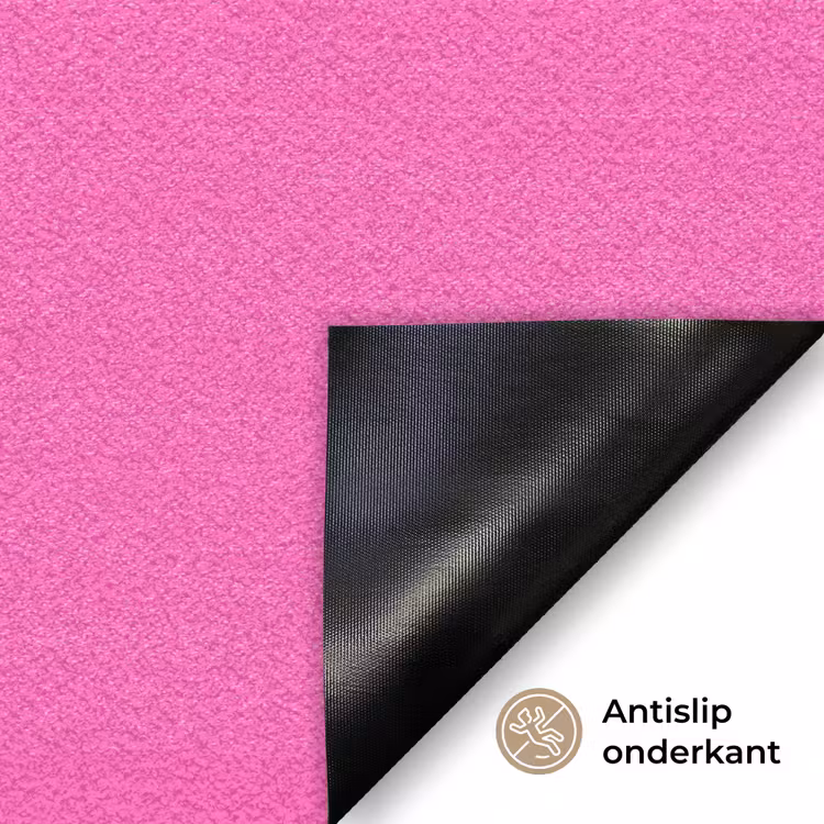 Kers - Roze - Fruit Deurmat klein -antislip_NL