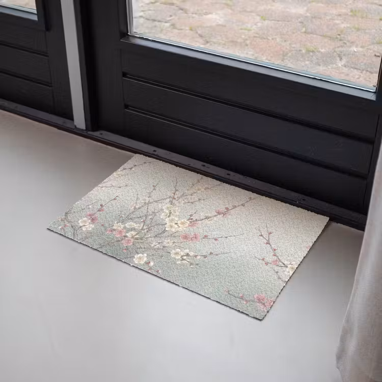 Kersen - Bloesem - Groen Deurmat klein -sfeer2
