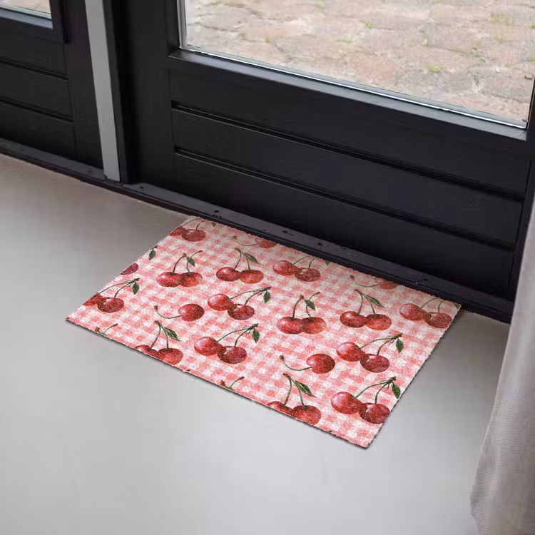 Kersen - Blokken - Rood Deurmat klein 898 -sfeer2