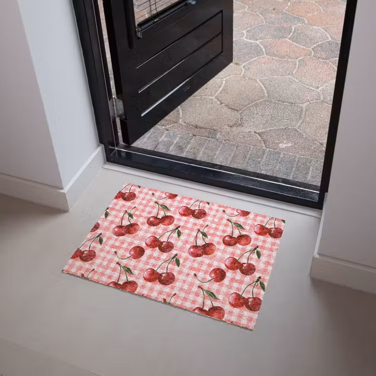 Kersen - Blokken - Rood Deurmat klein 898 -sfeer5