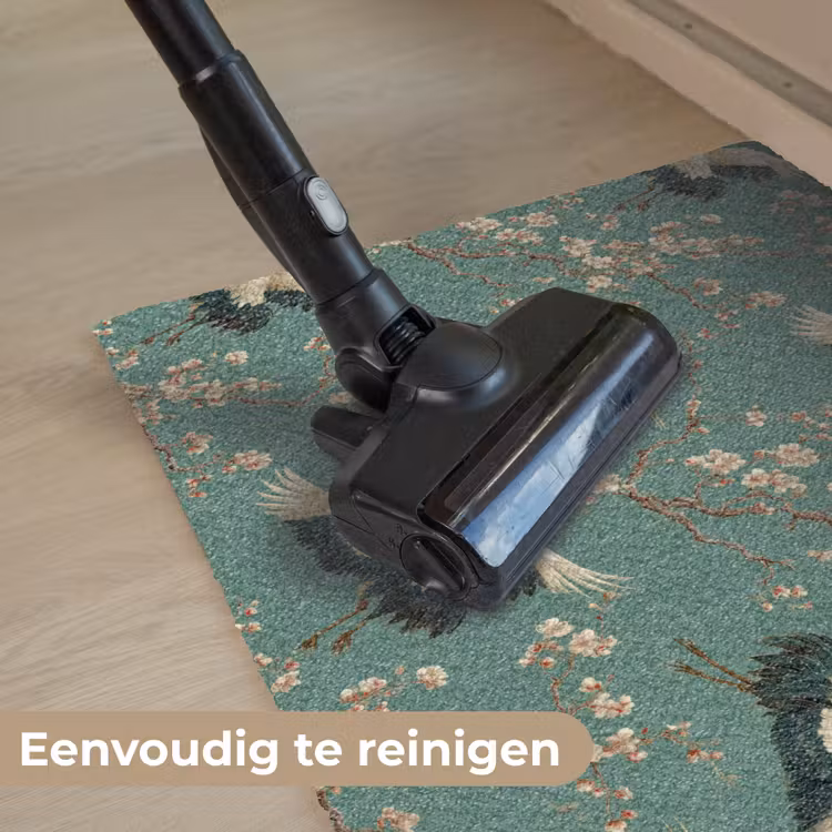 Kersenbloesem - Kraamvogels - Groen Deurmat klein 898 -reinigen_NL
