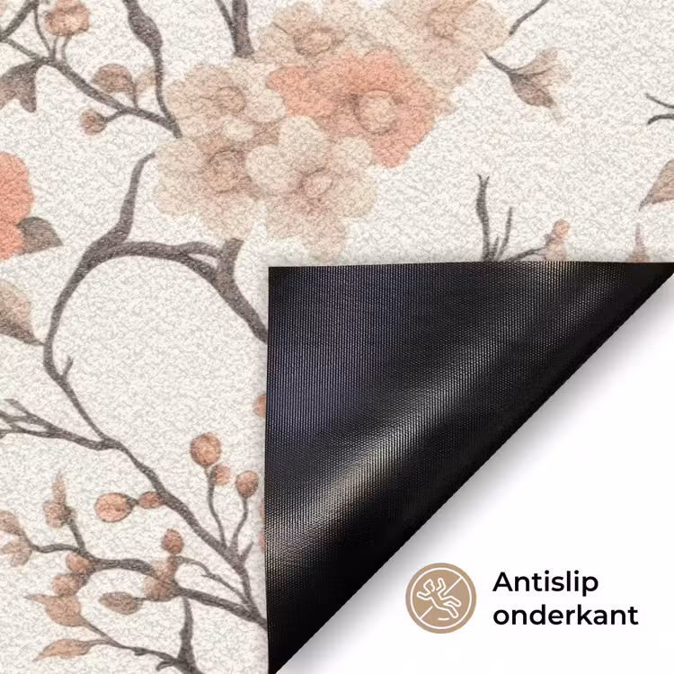 Kersenbloesem - Mus - Roze Deurmat klein 898 -antislip_NL