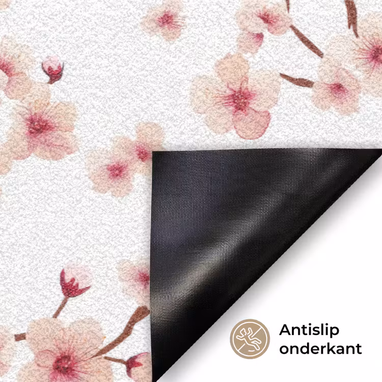 Kersenbloesem - Takken - Roze Deurmat klein 898 -antislip_NL