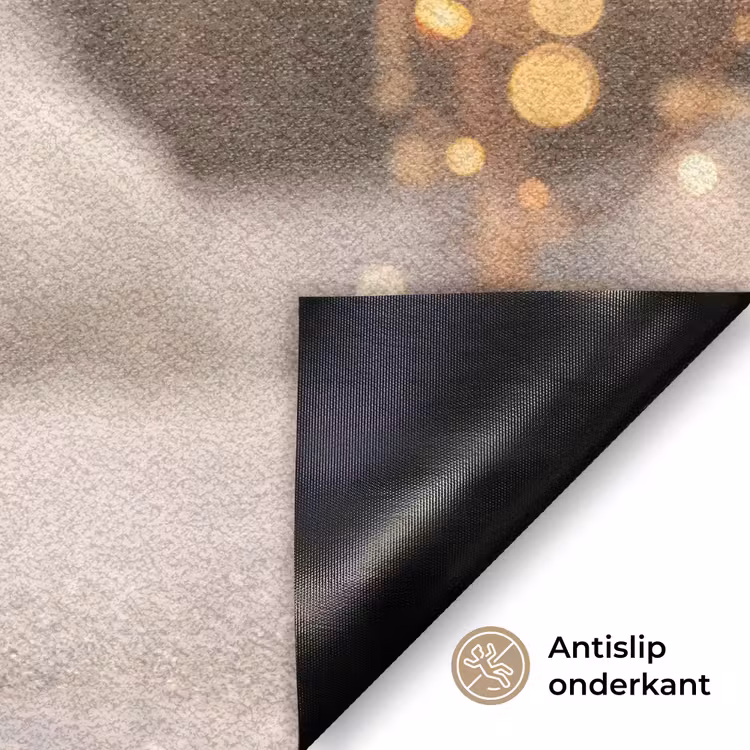 Kerst - Gnome - Bord - Kleurrijk Deurmat klein -antislip_NL