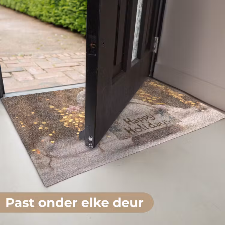 Kerst - Gnome - Bord - Kleurrijk Deurmat klein -USP_NL