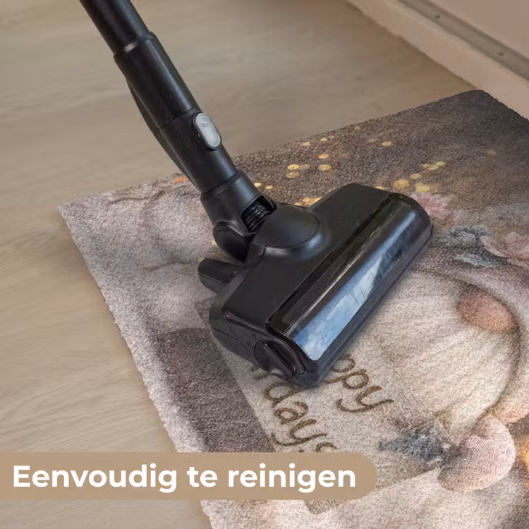 Kerst - Gnome - Bord - Kleurrijk Deurmat klein -reinigen_NL