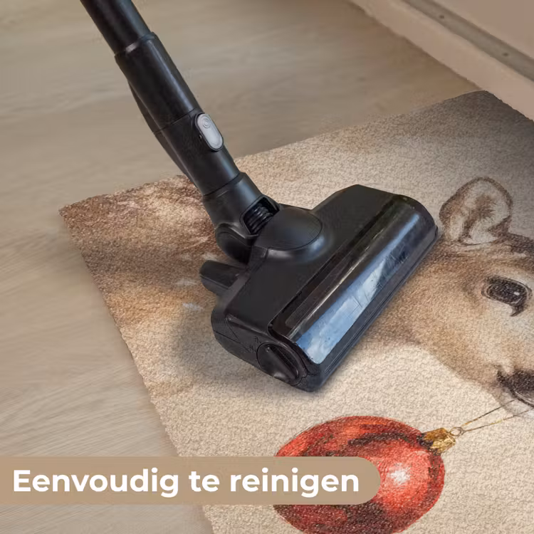 Kerst - Hert - Gewei - Kerstbal - Rendier Deurmat klein -reinigen_NL