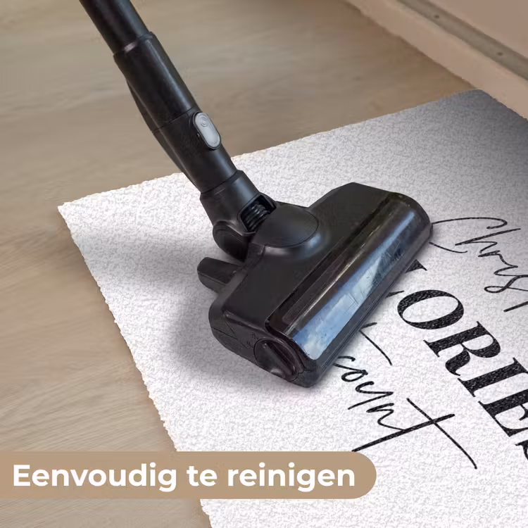 Kerst quote - Winter - Christmas calories - Wit Deurmat klein -reinigen_NL