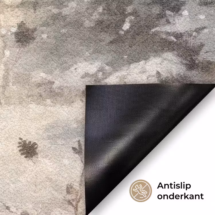 Kerst - Rendier - Winter - Krans Deurmat klein -antislip_NL