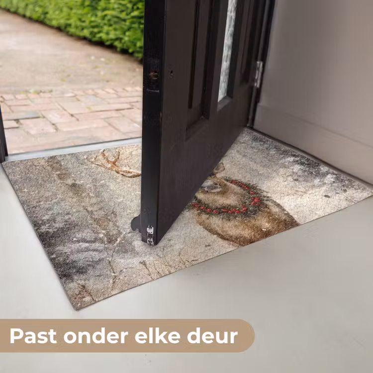 Kerst - Rendier - Winter - Krans Deurmat klein -USP_NL