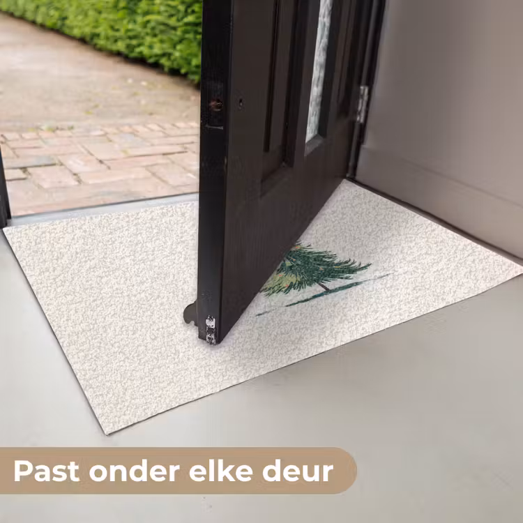 Kerstboom - Illustratie - Ster - Sneeuw Deurmat klein -USP_NL