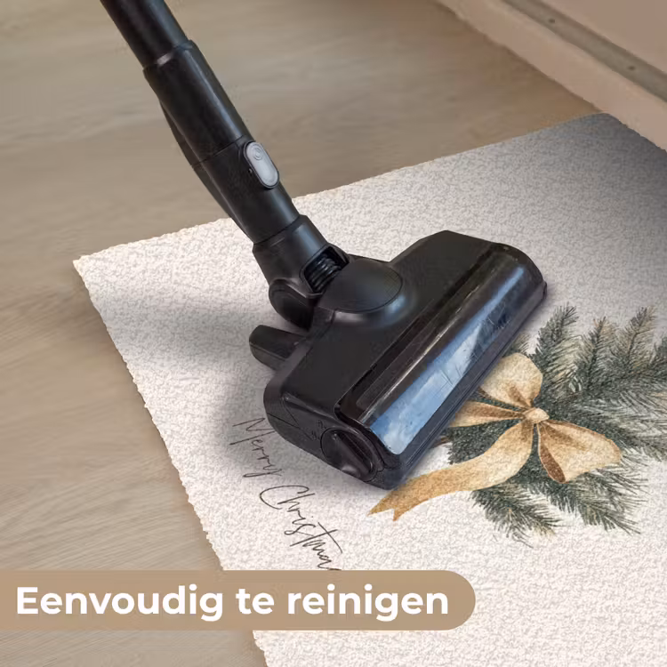 Kerstboom - Kerst - Merry Christmas - Beige Deurmat klein -reinigen_NL