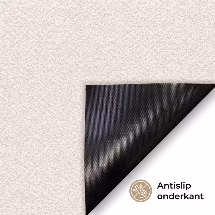 Kerstman - Kerst - Quote - Beige Deurmat klein -antislip_NL