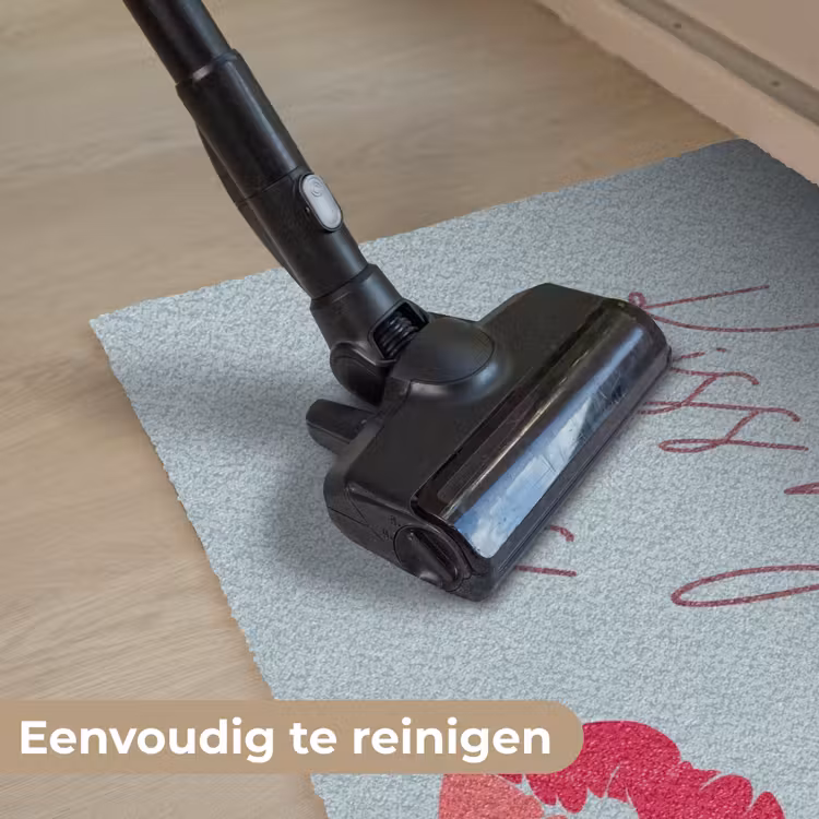 Kiss my ass - Lip - Blauw Deurmat klein -reinigen_NL