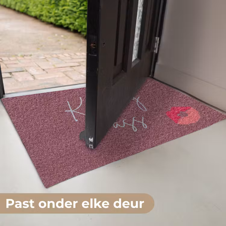 Kiss my ass - Lip - Bordeaux Deurmat klein -USP_NL