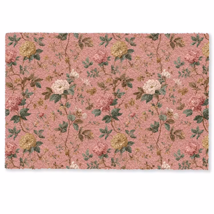 Klassiek - Botanisch - Roze Deurmat klein 898 -zkaufland3d