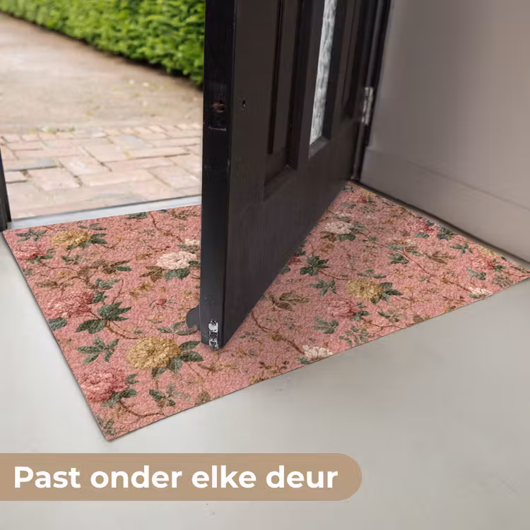 Klassiek - Botanisch - Roze Deurmat klein 898 -USP_NL