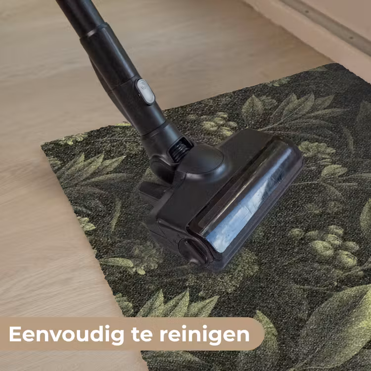 Klassiek - Donker - Botanisch - Planten Deurmat klein 898 -reinigen_NL