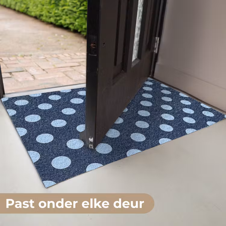 Klassiek - Dots - Blauw Deurmat klein 898 -USP_NL