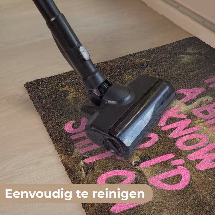 Klassiek - Humor - Roze Deurmat klein -reinigen_NL