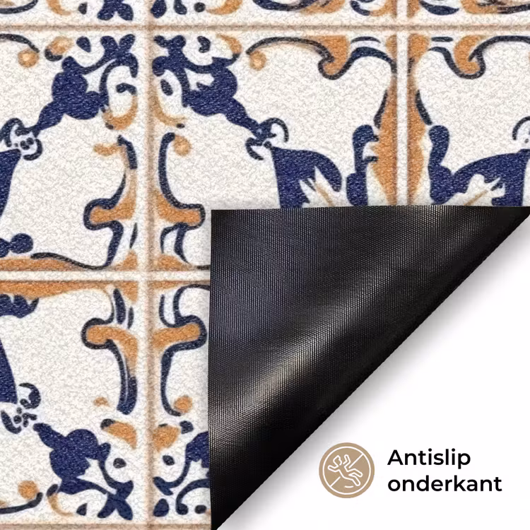 Klassiek - Patroon - Kleurrijk Deurmat klein 898 -antislip_NL