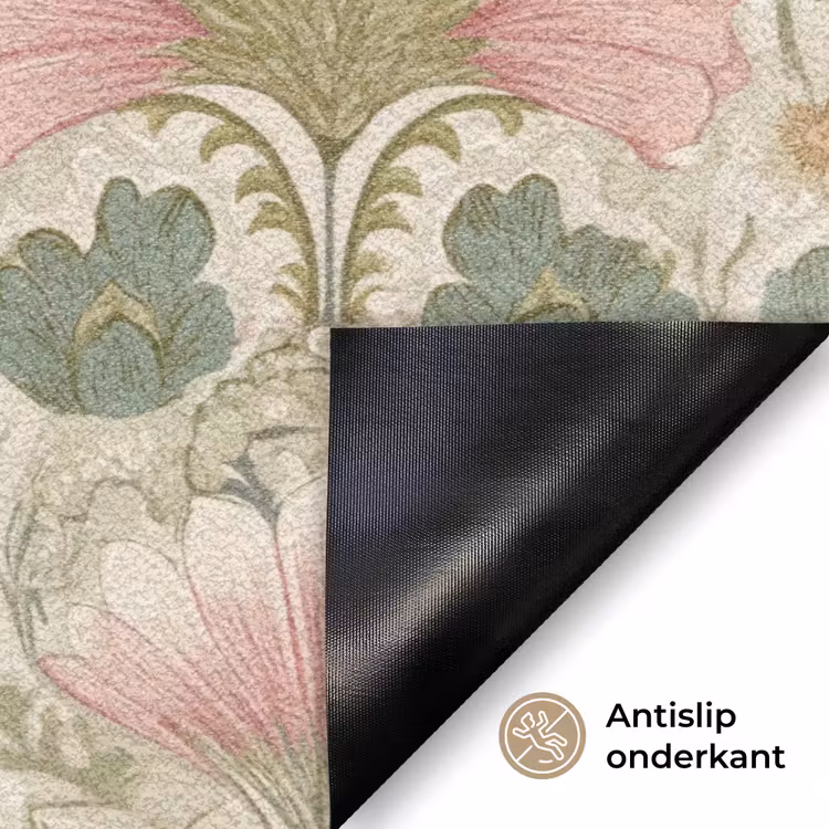 Klassiek - Patroon - Roze Deurmat klein 898 -antislip_NL