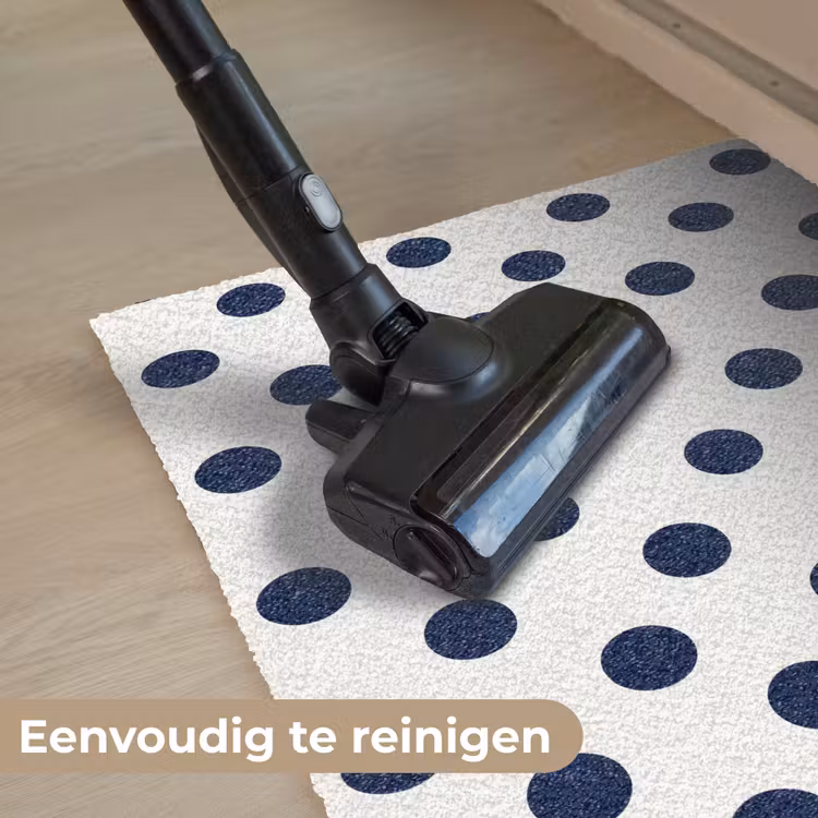 Klassiek - Stippen - Blauw Deurmat klein 898 -reinigen_NL