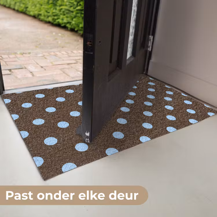 Klassiek - Stippen - Bruin Deurmat klein 898 -USP_NL