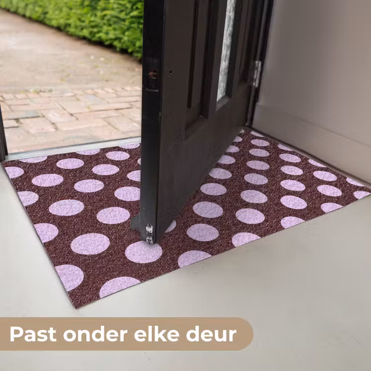 Klassiek - Stippen - Paars Deurmat klein 898 -USP_NL