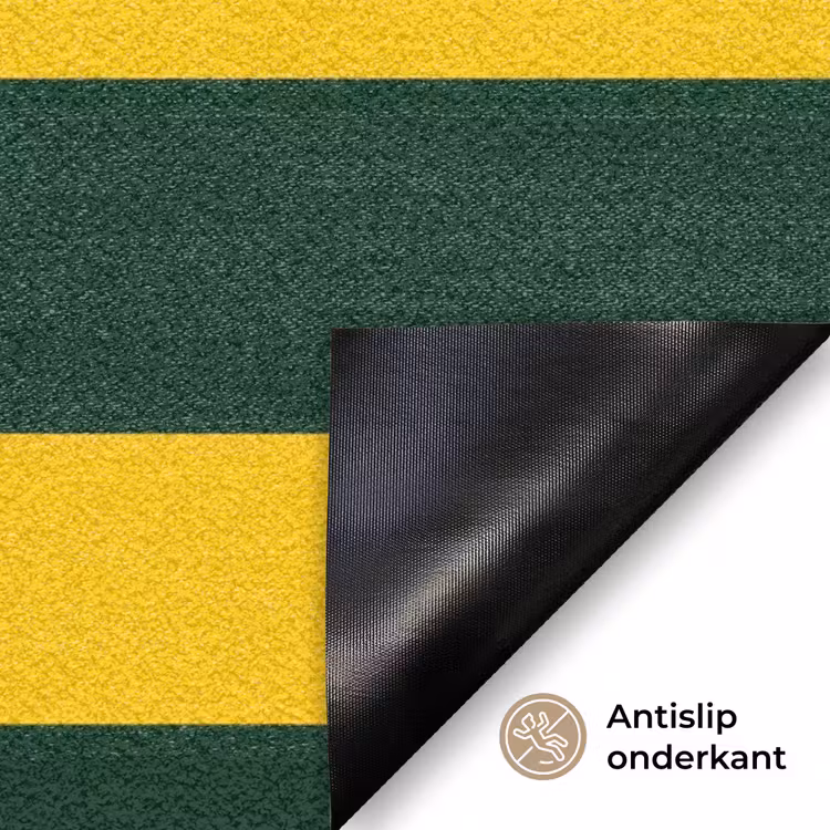 Klassiek - Strepen - Groen Deurmat klein 898 -antislip_NL